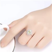 Ring Gaurosa Woman Fantasy in Silver Zirconia SR0346 - SR0346